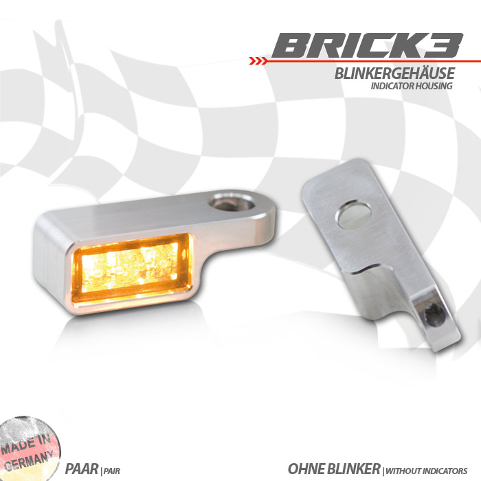 Carcasă CNC pentru semnalizări moto BRICK3 | aluminiu - imagine 2