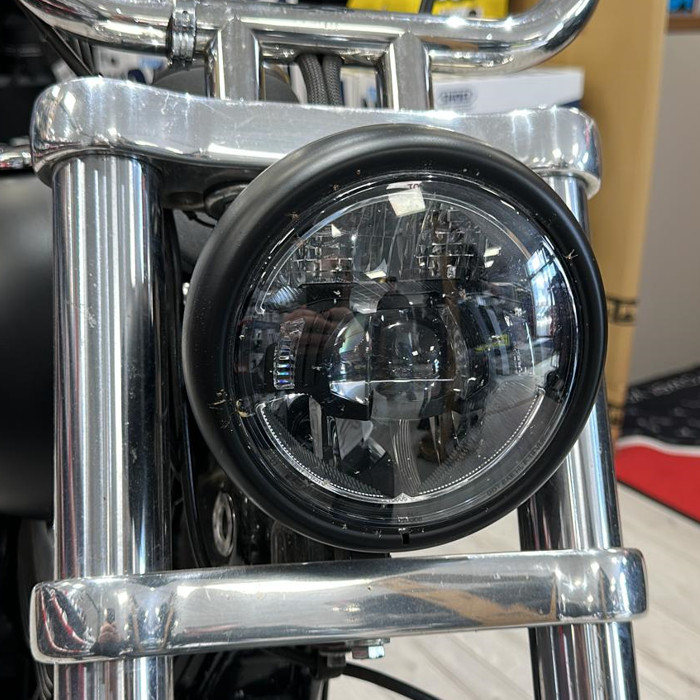 Far moto cu LED Area negru-mat - imagine 4