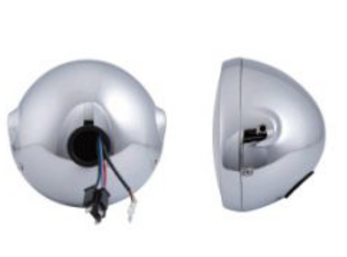 Far moto cu LED British Style 7" cromat - imagine 3