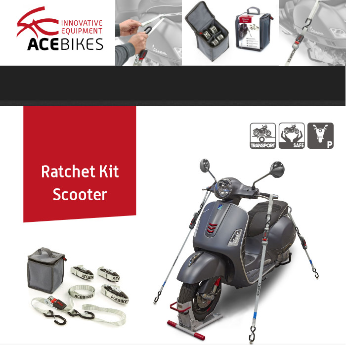Curele de ancorare „Kit Ratchet Scooter” - imagine 2