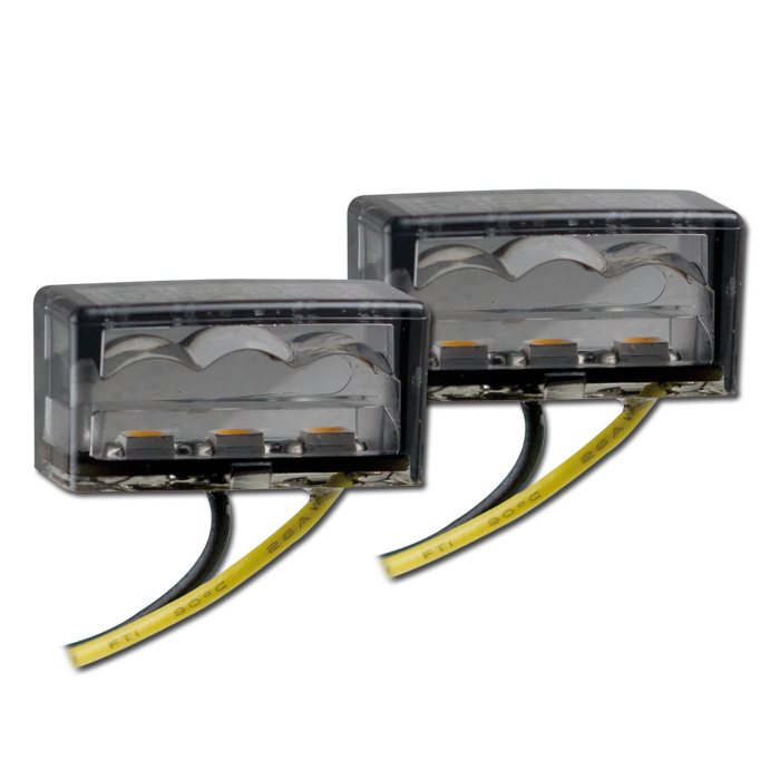 Semnalizări moto LED încastrate BRICK3 - imagine 2