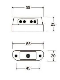 Lumină LED pentru număr de înmatriculare „Zest” - imagine 3