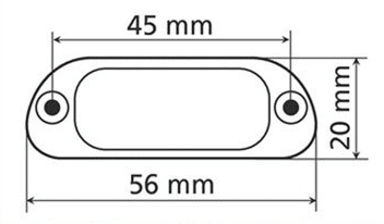 Lumină LED pentru număr de înmatriculare „Zest” - imagine 4