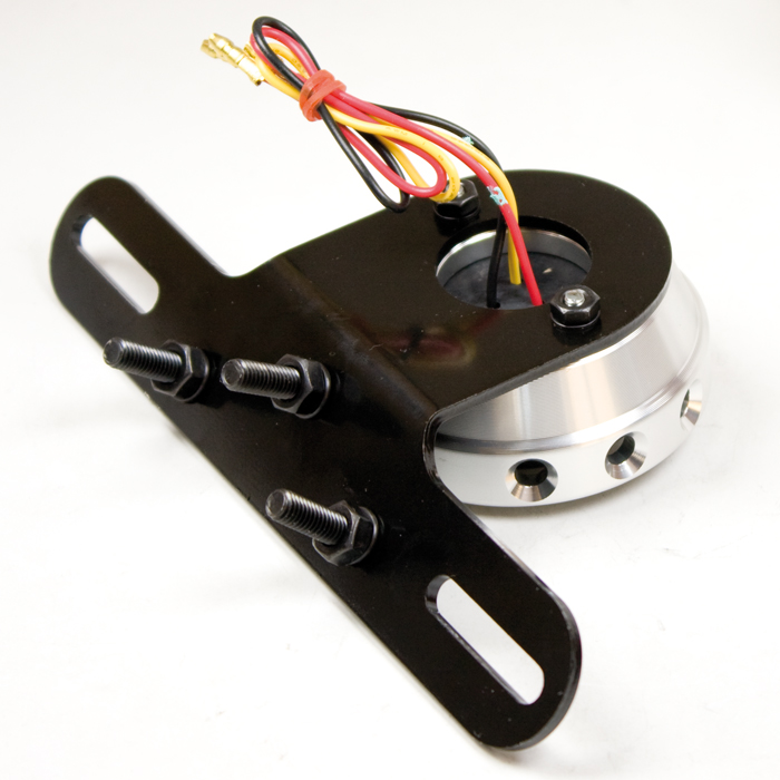 Stop LED CNC | Suport | Fumuriu, Argintiu, Ø 70 mm - imagine 2