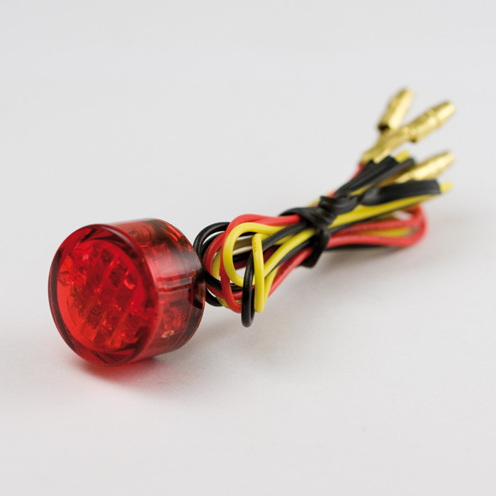 Stop LED moto încastrat Twenty roșu - imagine 2