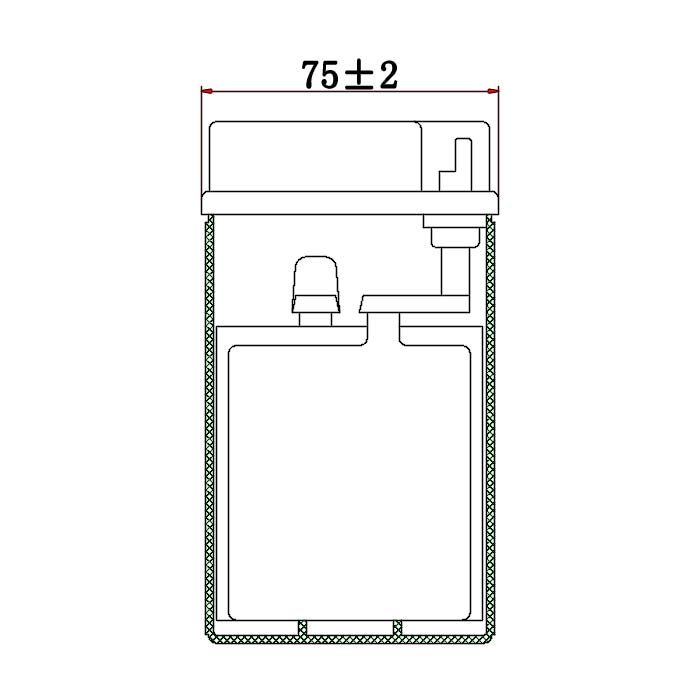 Baterie moto Nitro HVT-09 YB7-A 7AH MF - imagine 2