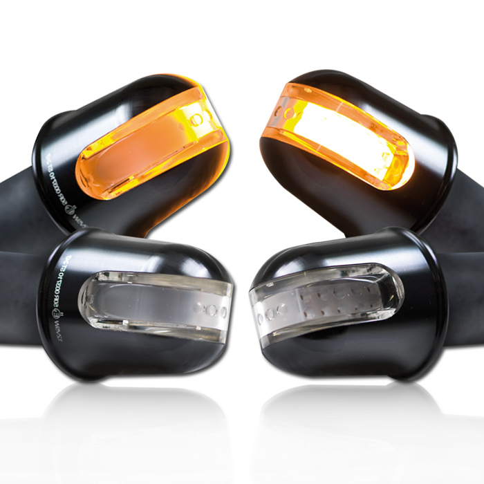 Semnalizări moto LED pentru capătul ghidonului „Rondo” - imagine 2