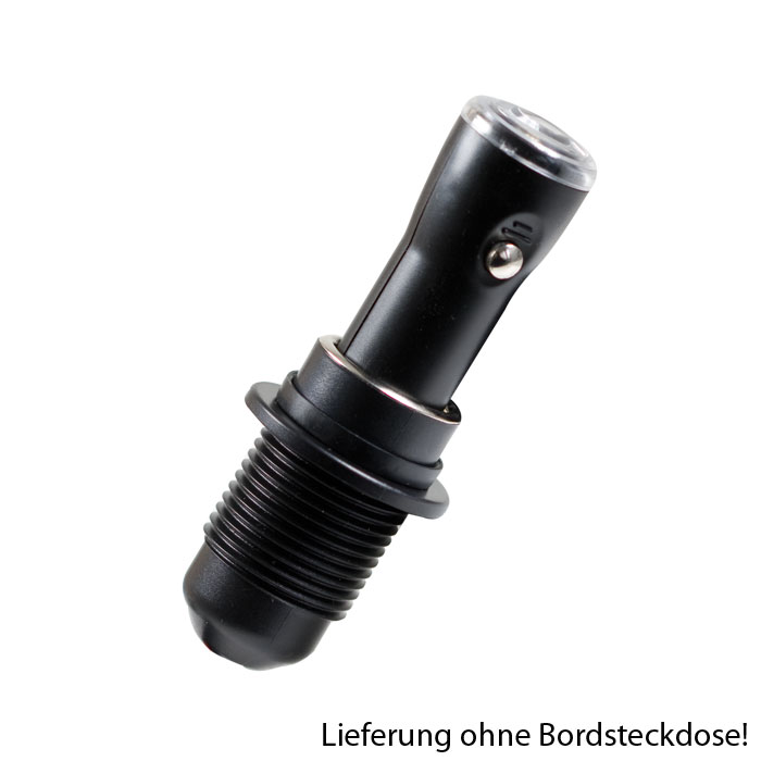 Mini-lanterna cu LED-uri de putere 12V/1A negru - imagine 2