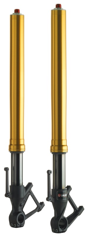 Furcă telescopică Wilbers 46R auriu/negru/negru BMW S1000RR