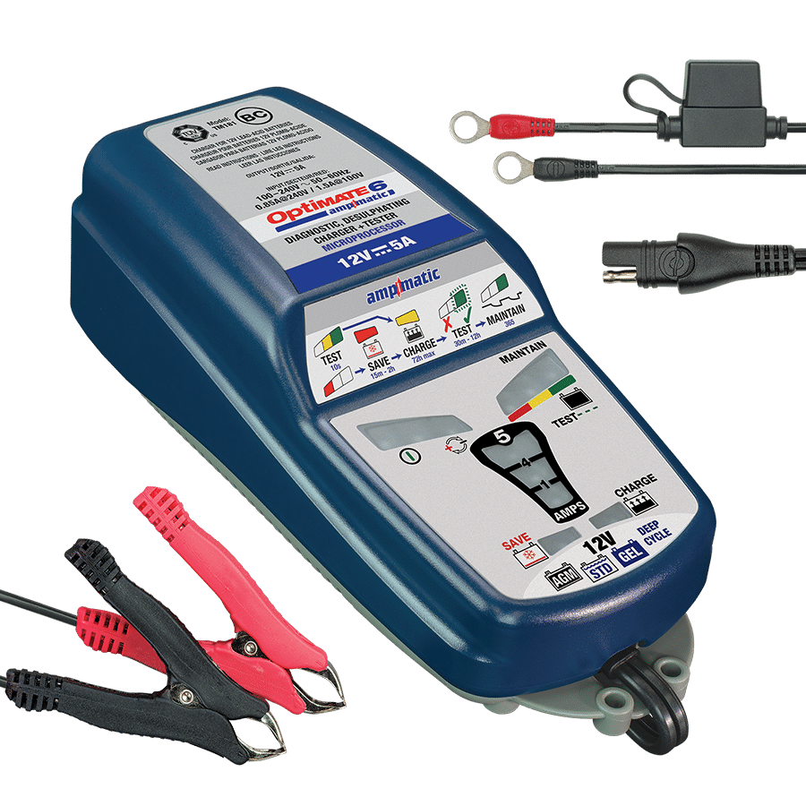 Încărcător de baterii moto OptiMate6 Ampmatic