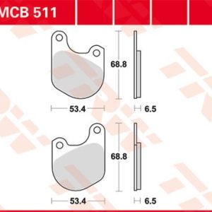 Plăcuțe de frână MCB511
