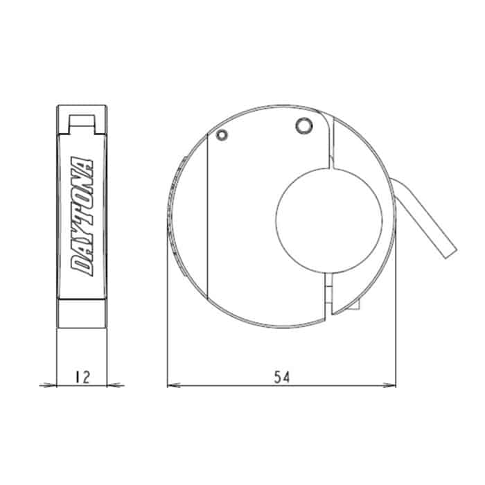 Priză USB-C 1 port 12V DC 5V3A Aluminiu