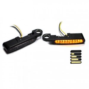 Semnalizări moto integrate pe ghidon - Siguranță și design modern