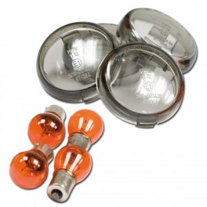 Semnalizatoare moto lentile tip glonț „Harley”