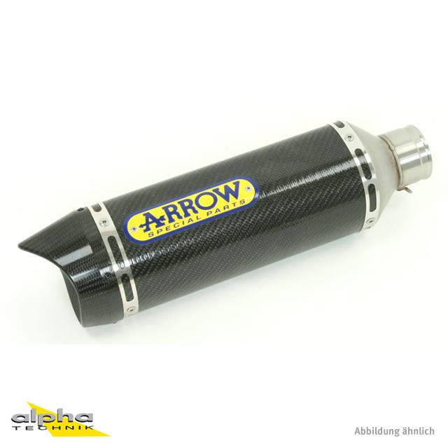 Tobă finală ARROW THUNDER pentru MV Augusta Brutale 750 / 910 / 920 / 990R / 1090RR 2003-2014, Carbon