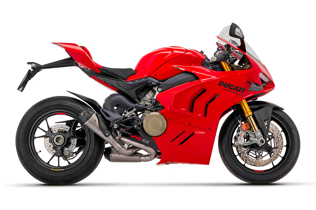 Tobă finală ARROW WORKS Titan cu Titan-Țeavă intermediară pentru Ducati Panigale V4 și Streetfighter V4