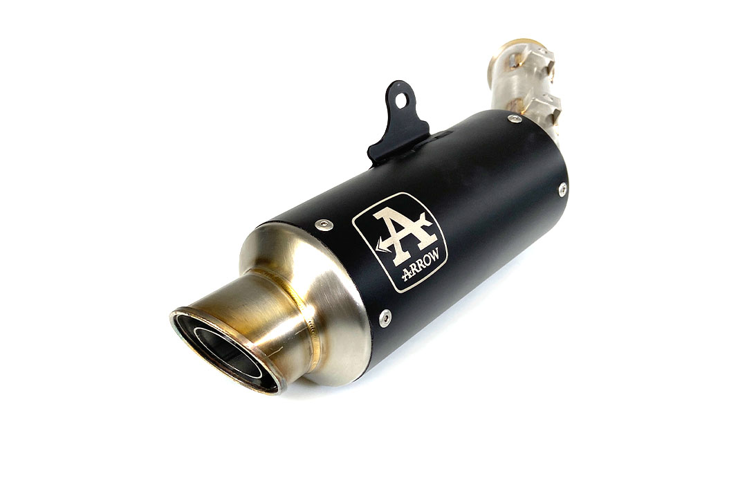 Tobă finală ARROW DARK GP2 Oțel inoxidabil pentru KTM 790 Duke 2018- / 890 Duke R 2020-