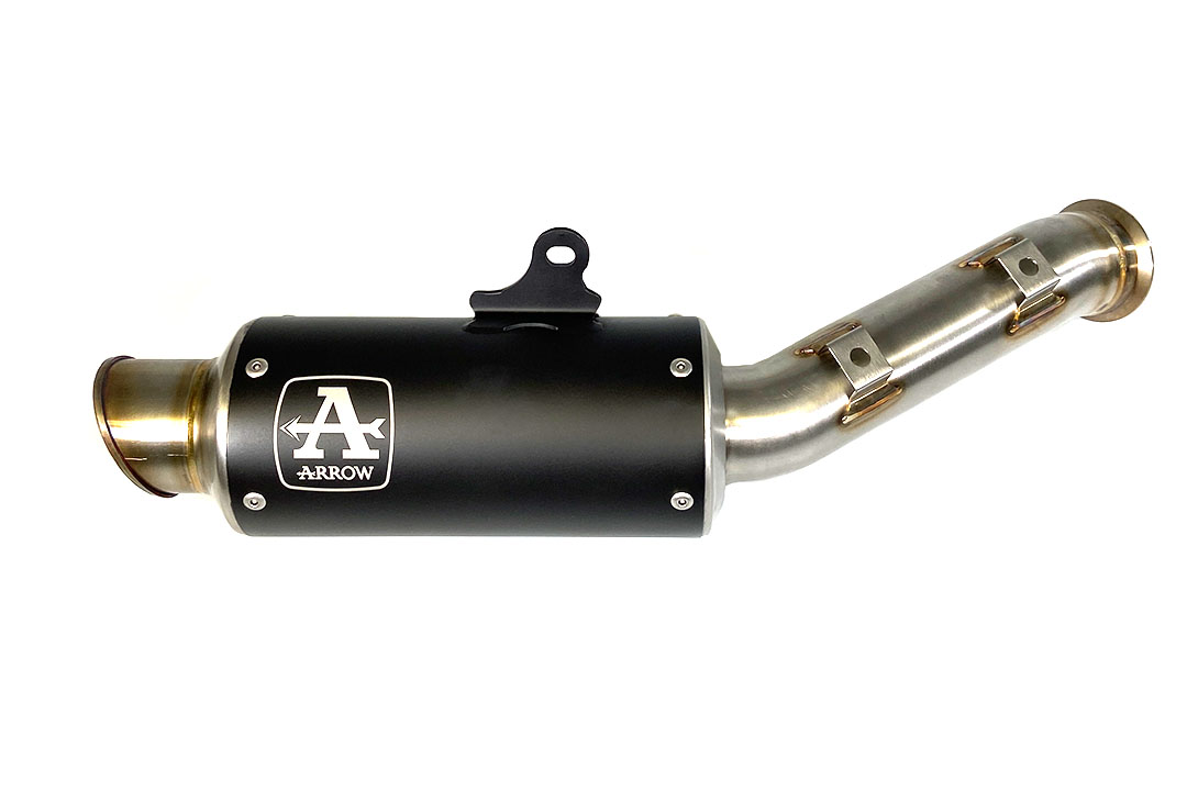 Tobă finală ARROW DARK GP2 Oțel inoxidabil pentru KTM 790 Duke 2018- / 890 Duke R 2020-
