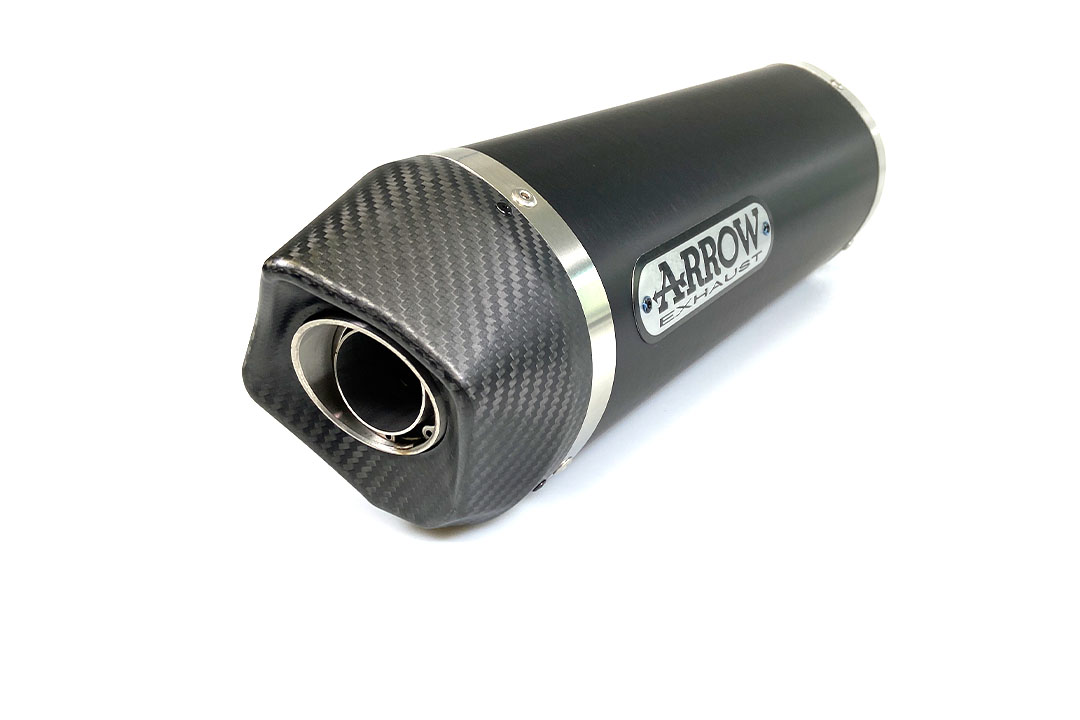 Tobă finală ARROW RACE TECH pentru Ducati Multistrada 1200 / Diavel / Monster 1200 / Monster 821 din Aluminium, negru