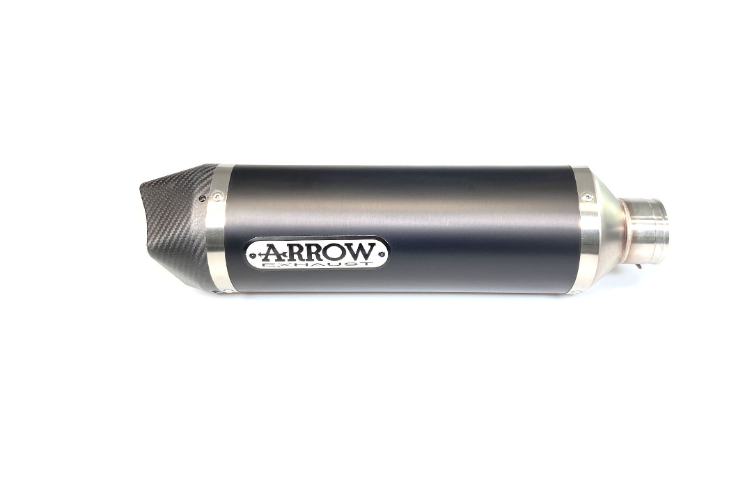 Tobă finală ARROW RACE TECH pentru Ducati Multistrada 1200 / Diavel / Monster 1200 / Monster 821 din Aluminium, negru