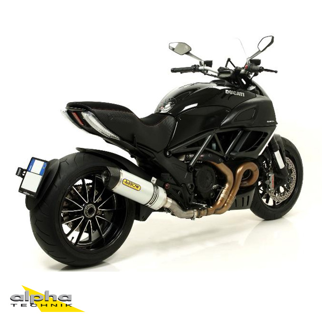 Tobă finală ARROW RACE TECH pentru Ducati Multistrada 1200 / Diavel / Monster 1200 / Monster 821 din Aluminium