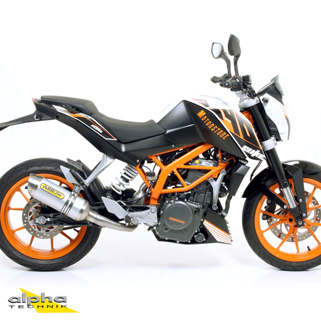 Tobă finală ARROW Aluminium THUNDER pentru KTM 125RC / 390RC / 390 Duke 2013-2016