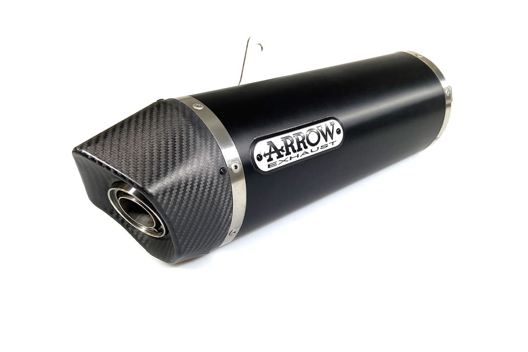 Tobă finală ARROW MAXI RACE TECH pentru Suzuki DL1000 V-Strom 2014- V-Strom 1050 2020- din Aluminium, negru