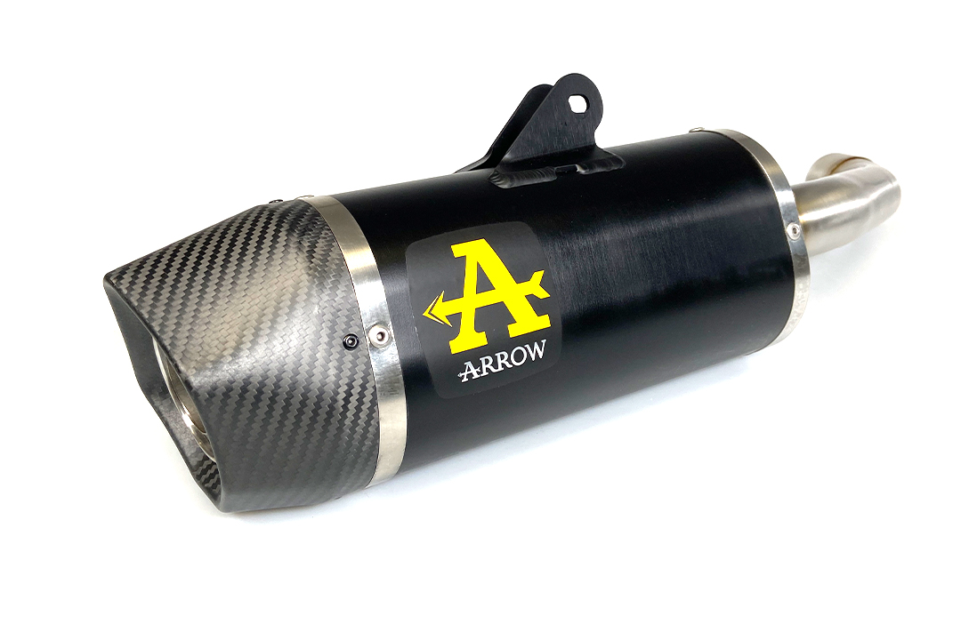 Tobă finală ARROW INDY RACE DARK pentru KTM 125 Duke și KTM 390 Duke din anul modelului 2021-