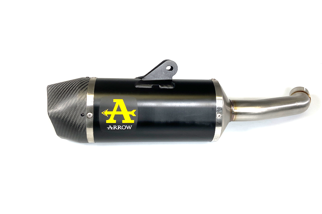 Tobă finală ARROW INDY RACE DARK pentru KTM 125 Duke și KTM 390 Duke din anul modelului 2021-