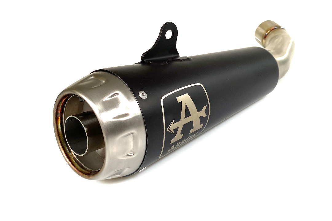 Tobă finală ARROW PRO RACE Dark pentru KTM 125 Duke și KTM 390 Duke din anul modelului 2021-