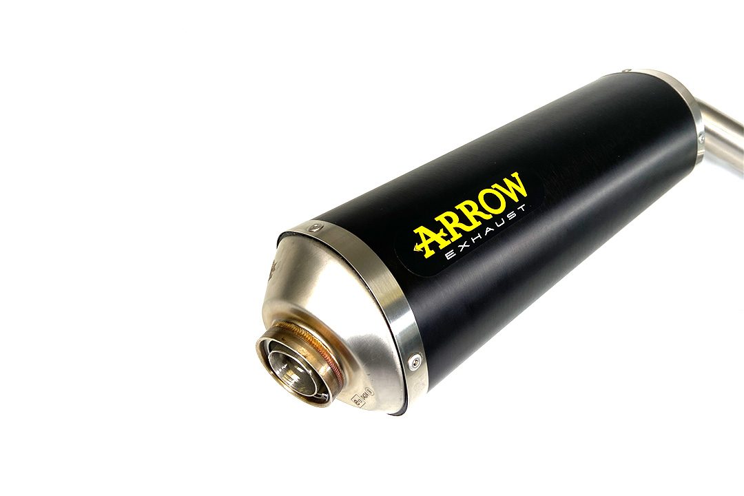 Tobă finală ARROW RACE TECH pentru Honda XL650V Transalp 2000-07 din Aluminium, negru