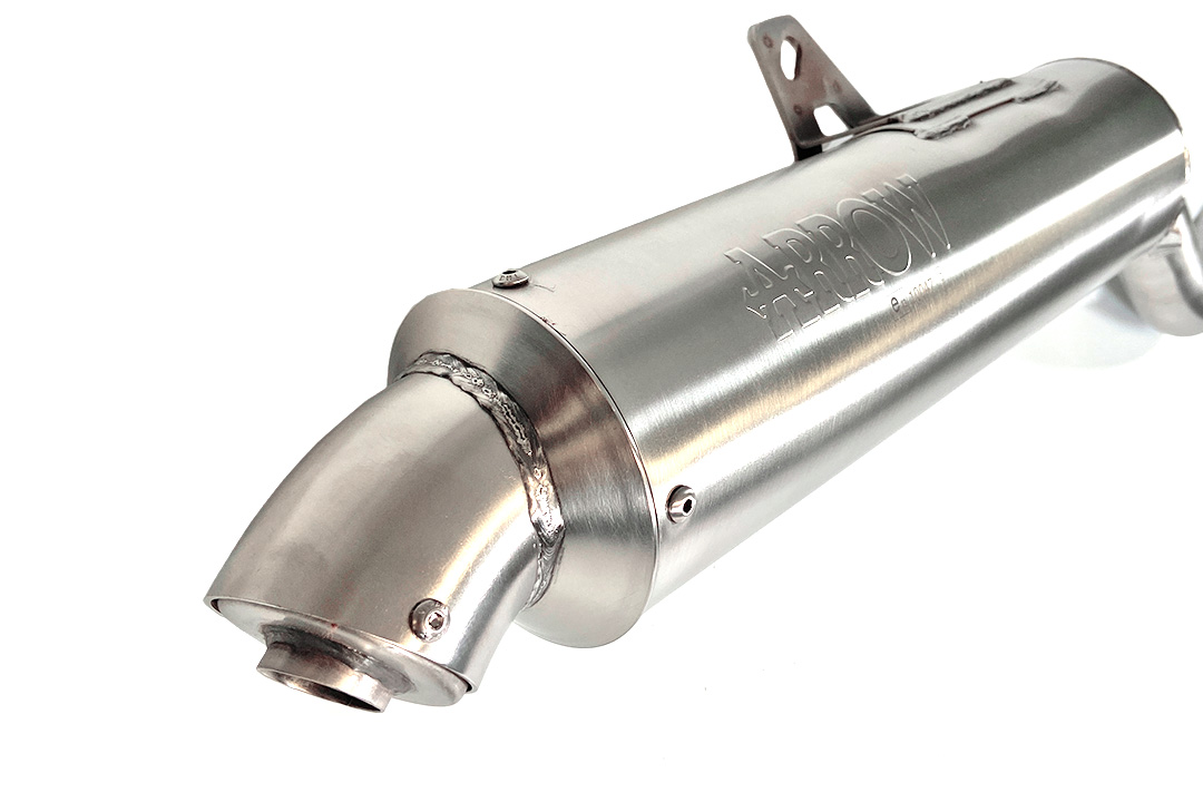 Tobă finală ARROW PARIS-DAKAR pentru Yamaha TT600 / XT600 Tenere 1986-1992, Oțel inoxidabil