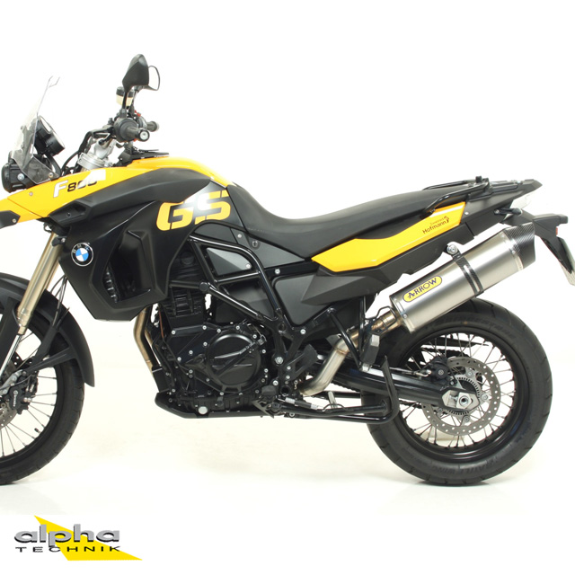 Tobă finală ARROW RACE TECH pentru BMW F650GS / F800GS / Adventure 2008- din Titan