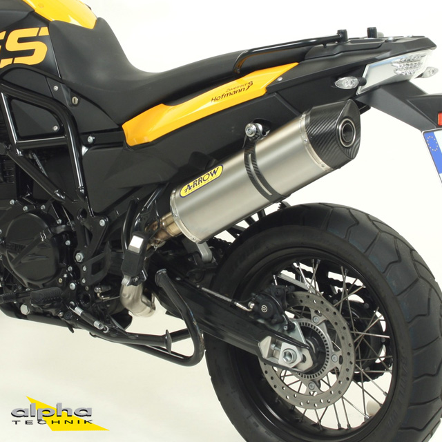 Tobă finală ARROW RACE TECH pentru BMW F650GS / F800GS / Adventure 2008- din Titan