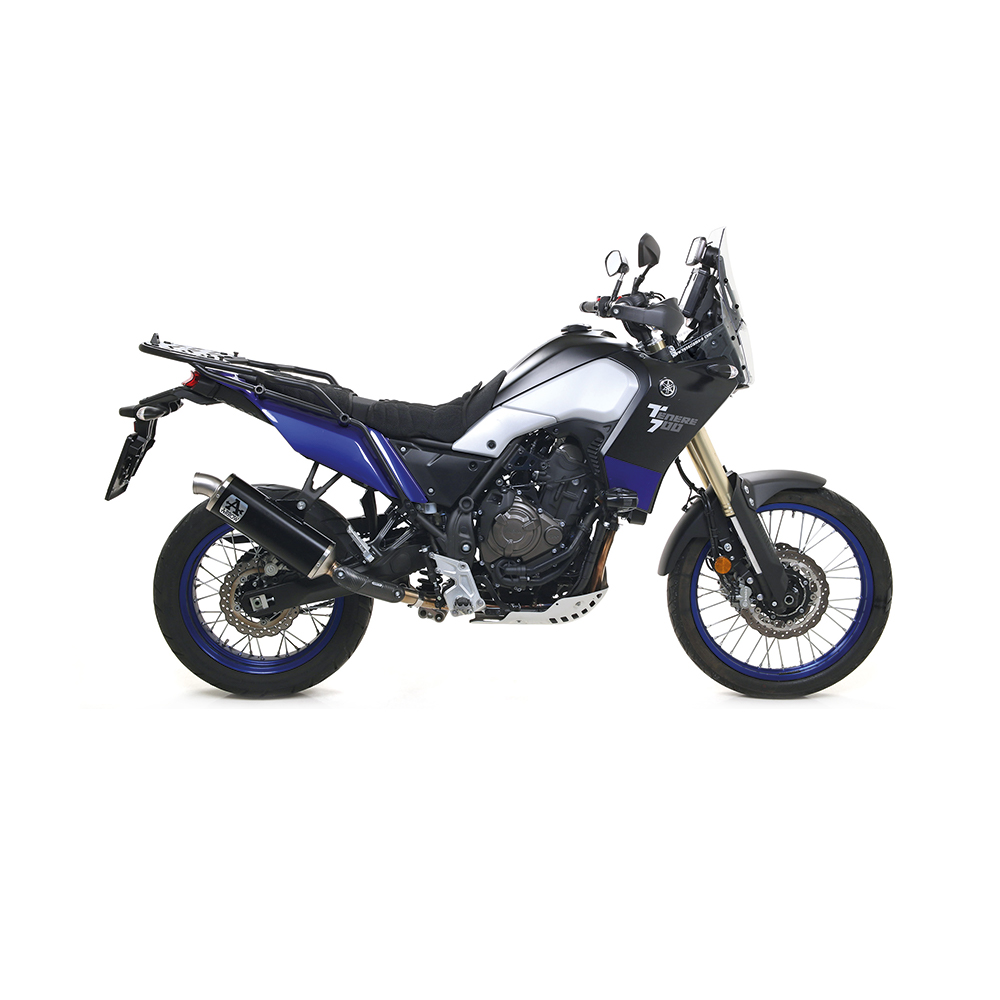 Tobă finală ARROW DARK INDY RACE pentru Yamaha Tenere 700 2019-, Aluminium negru