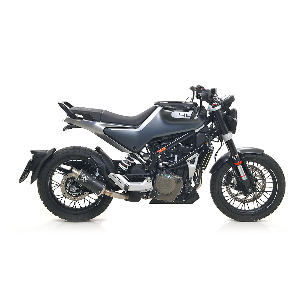 Tobă finală ARROW DARK GP2 Oțel inoxidabil pentru Husqvarna Svartpilen 401 / Vitpilen 401