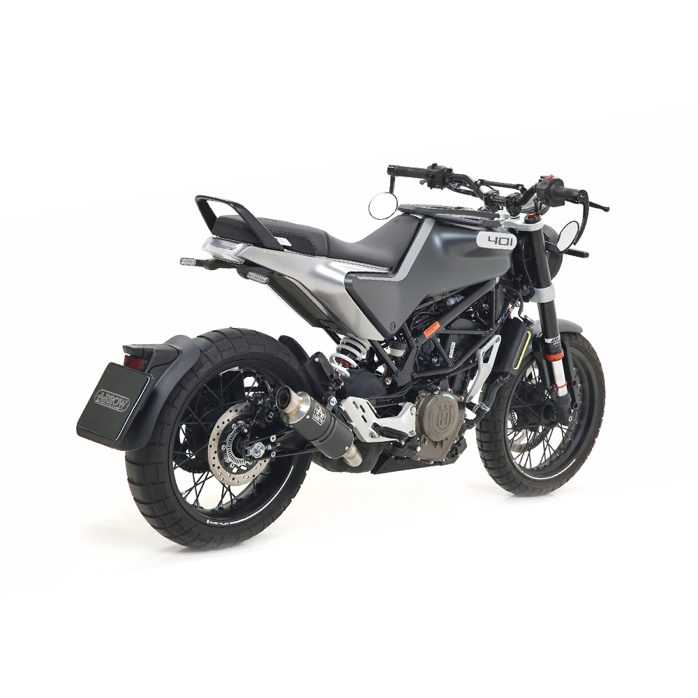 Tobă finală ARROW DARK GP2 Oțel inoxidabil pentru Husqvarna Svartpilen 401 / Vitpilen 401