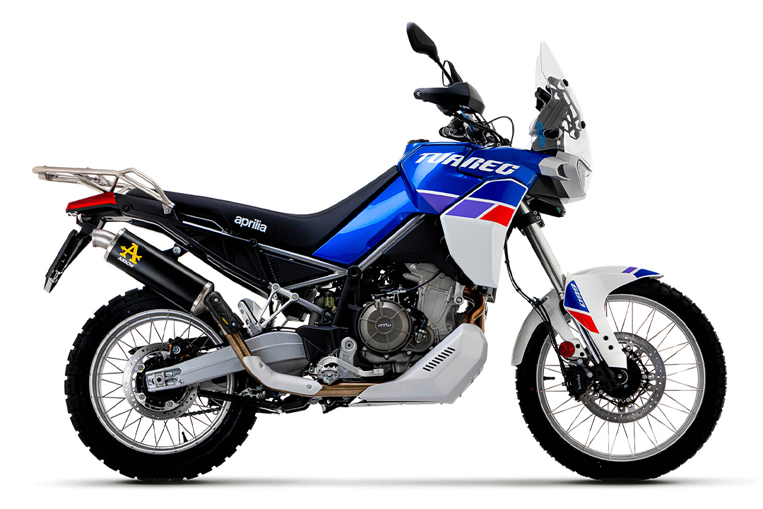 Tobă finală ARROW INDY RACE DARK Titan pentru Aprilia Tuareg 660 din anul modelului 2022-