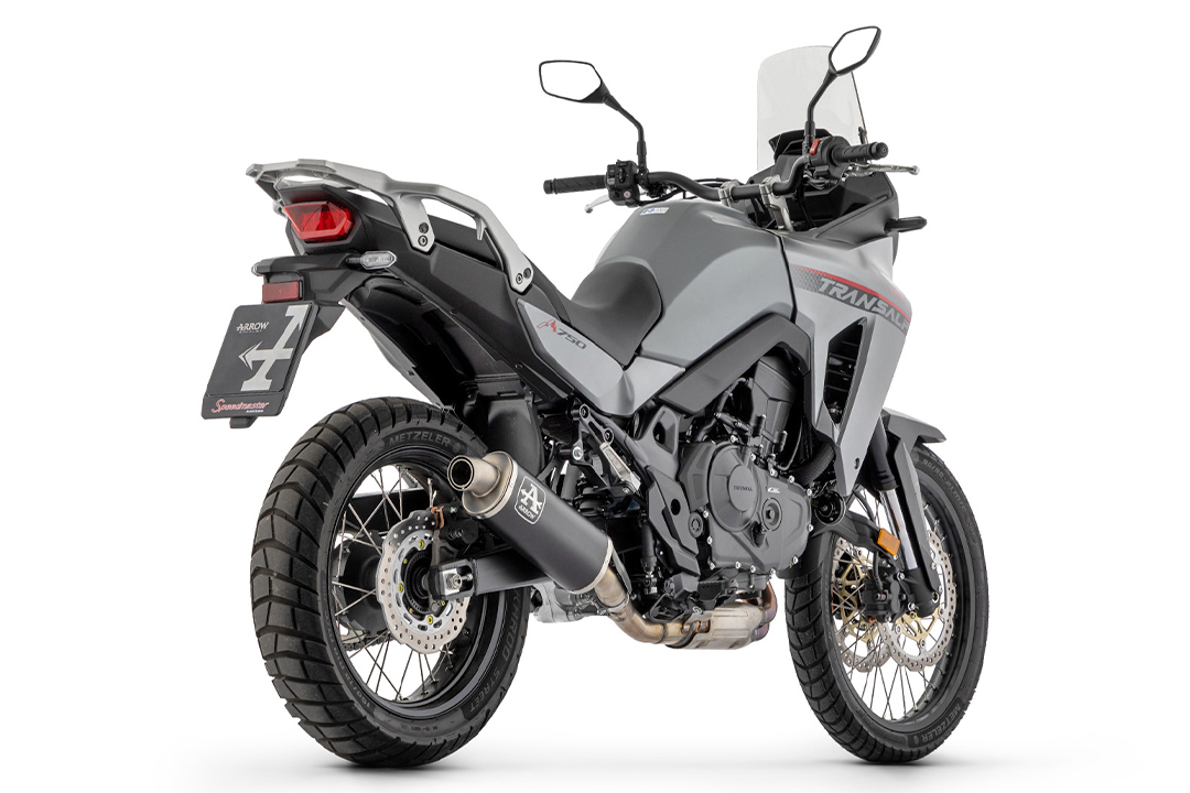 Tobă finală ARROW INDY RACE DARK Aluminium pentru Honda XL 750 Transalp Anul modelului 2023-