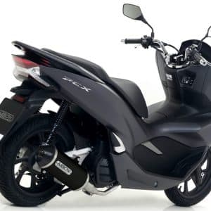 Tobă finală ARROW DARK URBAN pentru Honda PCX 125 2018-, Aluminium negru