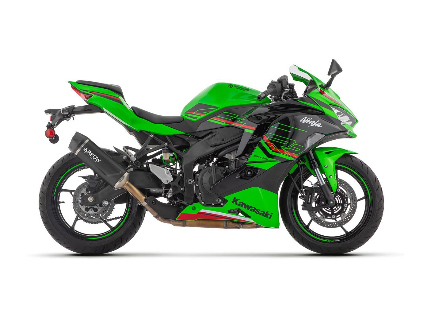 Tobă finală ARROW INDY RACE EVO DARK pentru Kawasaki Ninja ZX-4R / RR 2024-