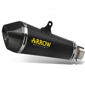 Tobă finală ARROW X-KONE DARK NiChrom pentru Kawasaki Z 125 2021-