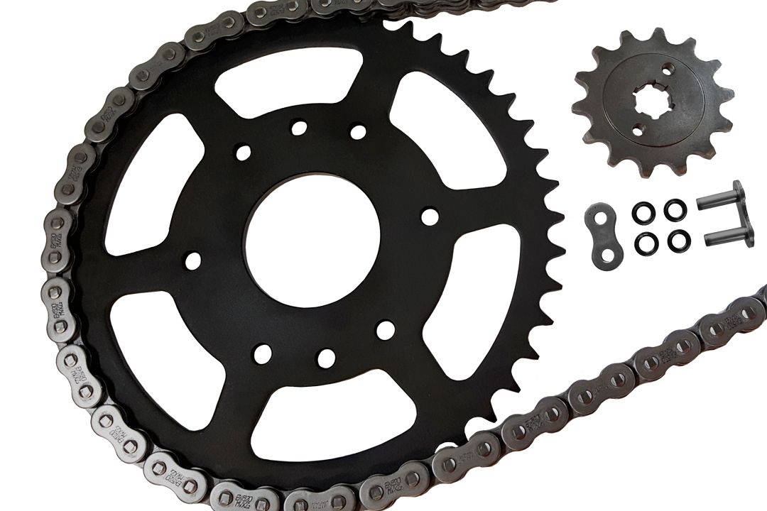 Set lanț transmisie ENUMA 525 HO pentru Triumph 675 Daytona de la anul modelului 2006-