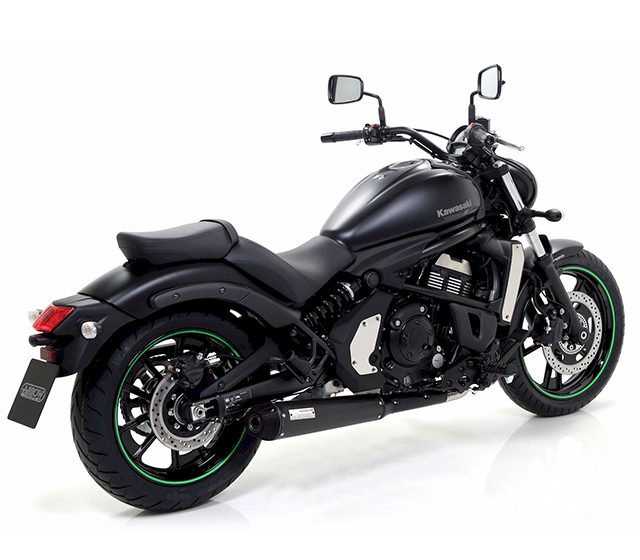 Tobă finală complet ARROW REBEL pentru Kawasaki Vulcan S650 2014-2016, Oțel inoxidabil