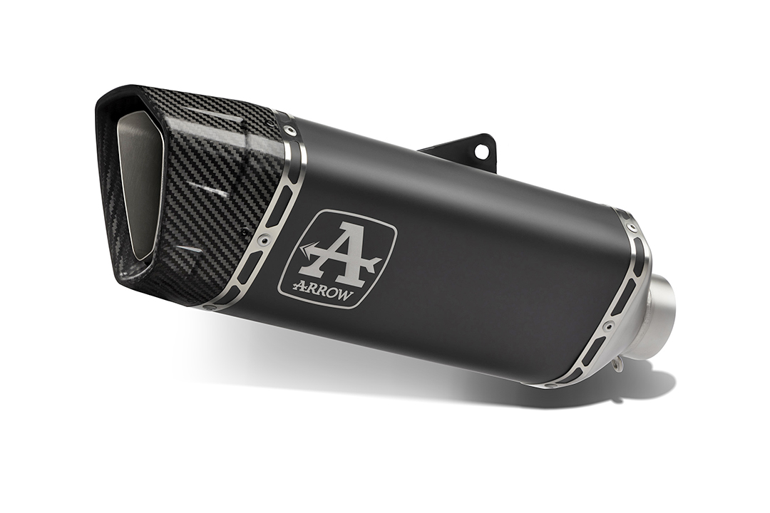 ARROW PISTA DARK Slip-On Titan pentru BMW S1000R ab 2021- / S1000RR ab 2019- / M1000RR ab 2020- / M1000R ab 2023-