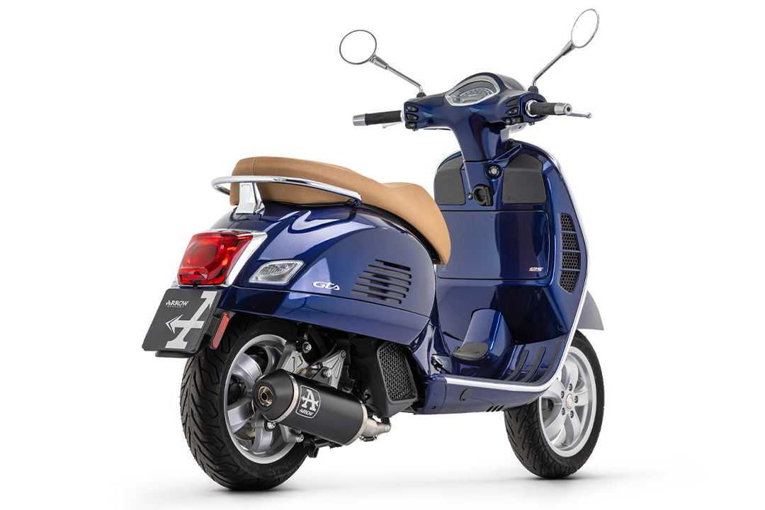 Tobă finală ARROW DARK URBAN pentru Piaggio Vespa GTS 125 i.e. Anul modelului 2021-