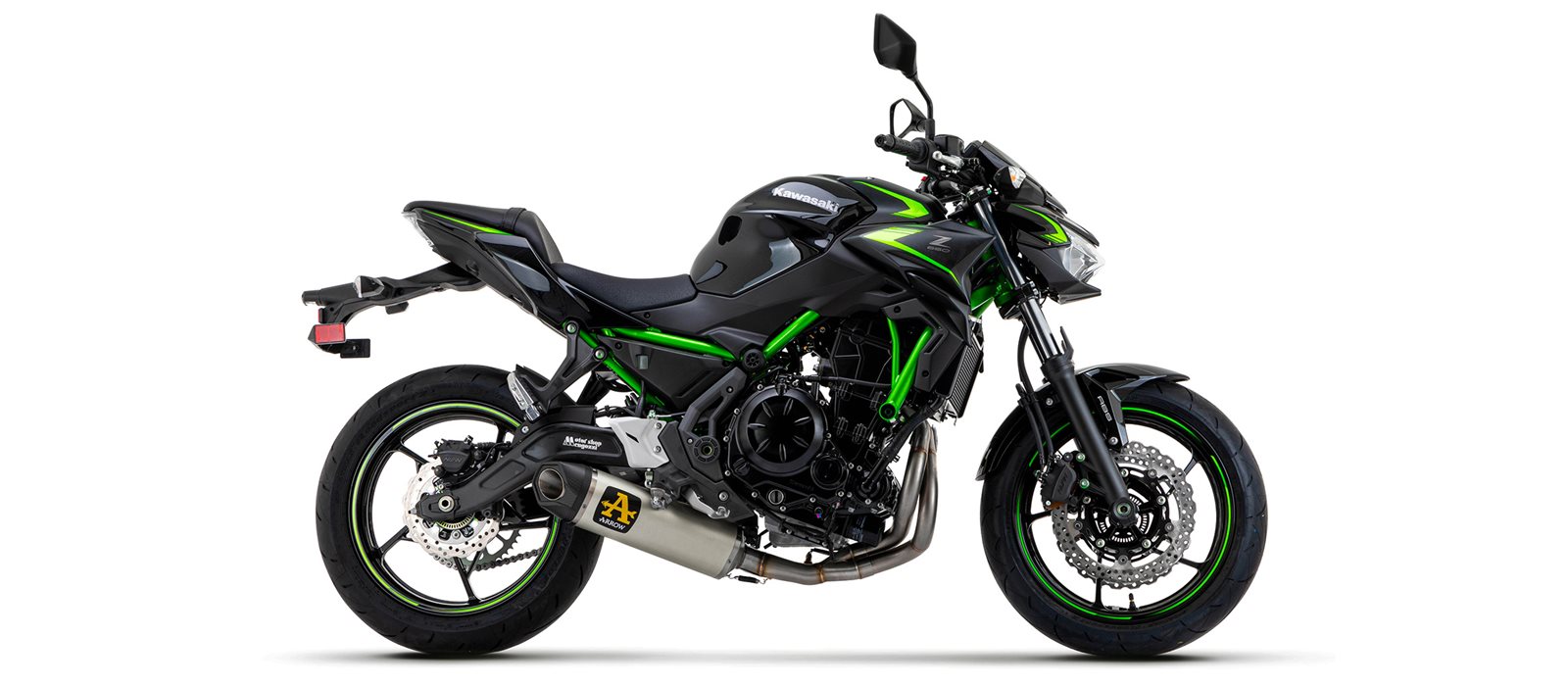 Sistem complet de evacuare ARROW INDY RACE EVO Kawasaki Z650 2024-