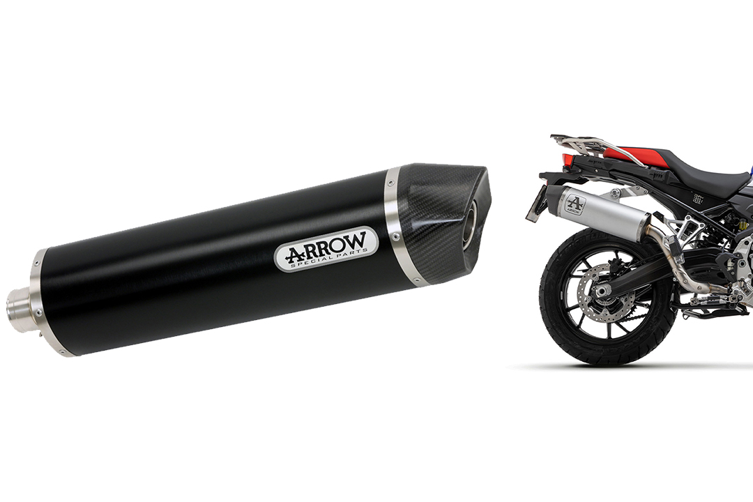 Tobă finală ARROW MAXI RACE TECH DARK Aluminium pentru BMW F 750 GS/ F 850 GS Anul modelului 2021-