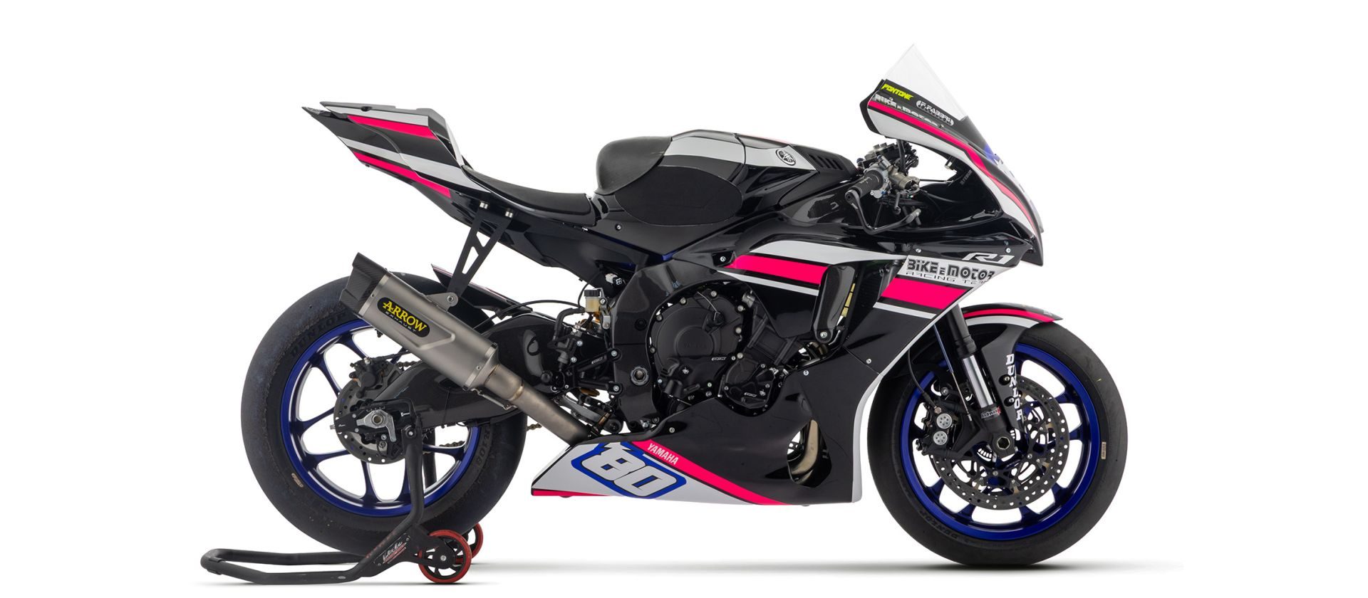 Sistem evacuare ARROW COMPETITION pentru Yamaha R1 2025 – Titan & Indy Race Evo