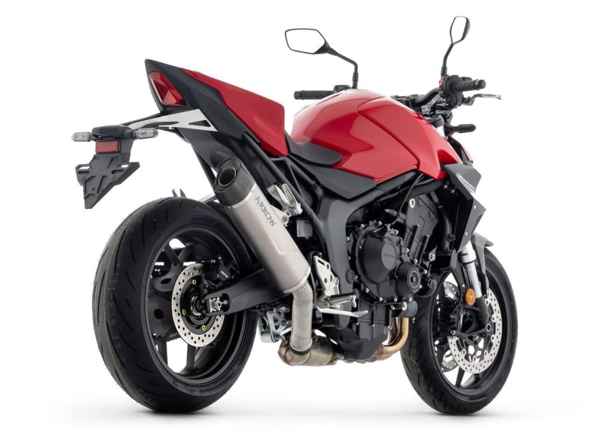 Tobă finală ARROW INDY RACE EVO negru pentru Honda CB1000 Hornet 2025
